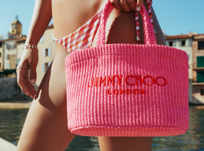 Beach Capsule Collection by Jimmy Choo offers resort style handbags and footwear